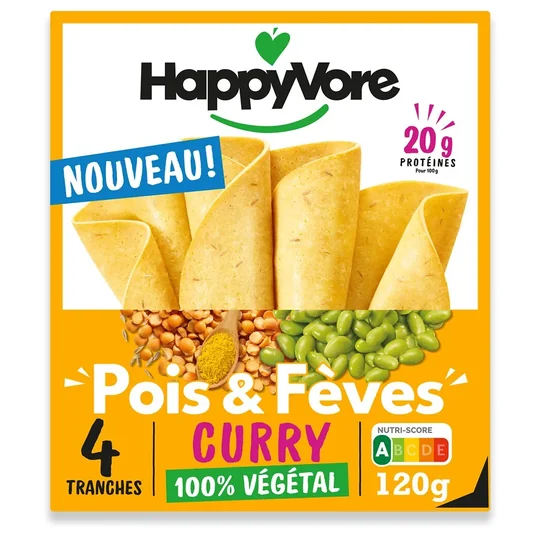 Pois et Fèves au Curry 100% Végétal