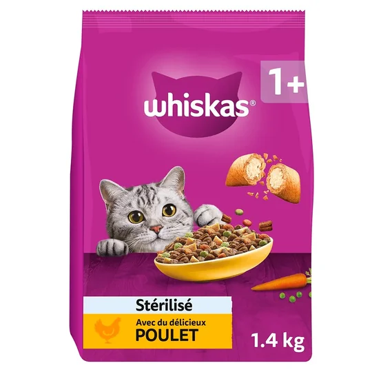 Croquettes pour Chat Adulte Stérilisé au Poulet