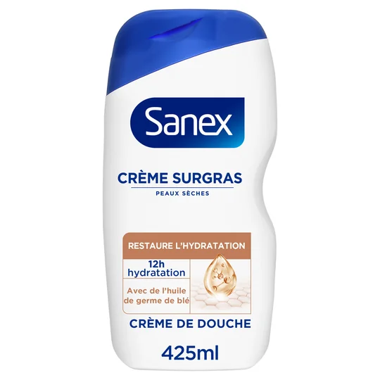 Crème de douche Hydratation 12h Surgras Derma Care