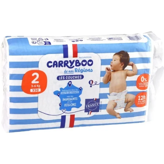 Couches Carryboo de nos Régions Couches locales Taille 2 - x 50