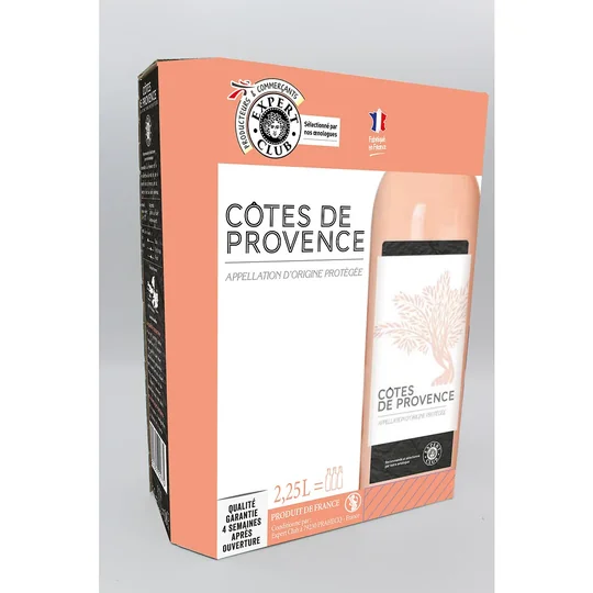 Côtes de Provence AOP, vin rosé
