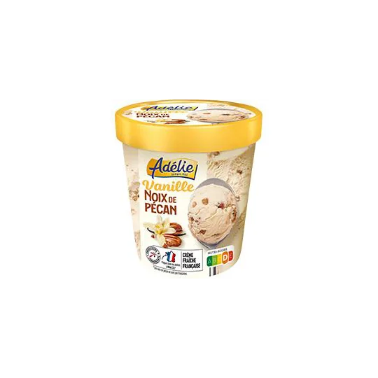 Crème glacée vanille noix de pécan