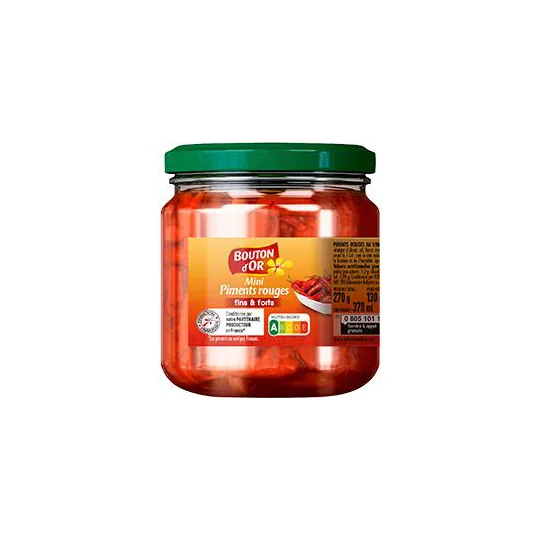 Mini piments rouges fins et forts