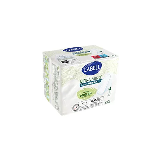 Serviettes hygiéniques Ultra Mince Super 100% coton bio