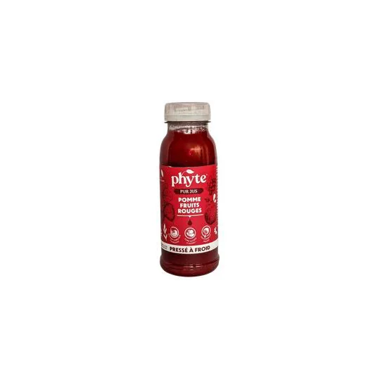 Jus de pomme et fruits rouges pressé à froid