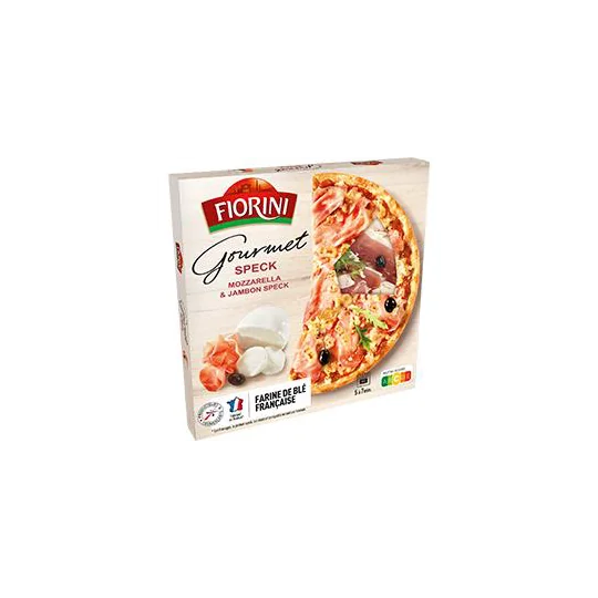 Pizza mozzarella & jambon speck