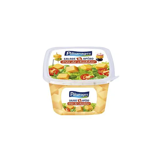 Dés de cheddar - Salade & Apéro