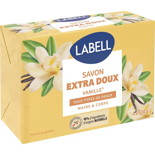 Savon extra doux vanille-caramel mains & corps