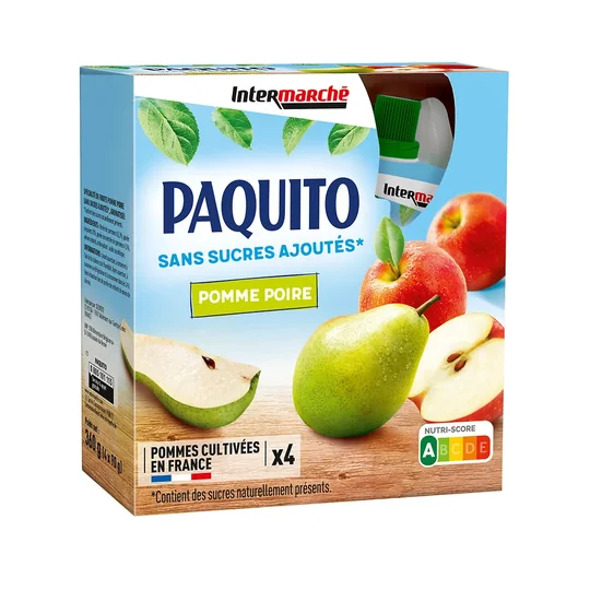 Spécialité de fruits - pomme poire sans sucres ajoutés