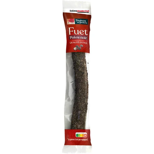 Fuet poivre noir