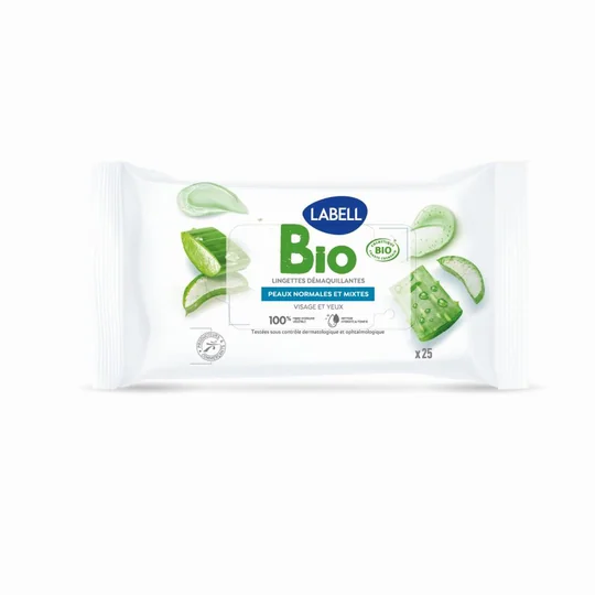 Lingettes démaquillantes visage et yeux