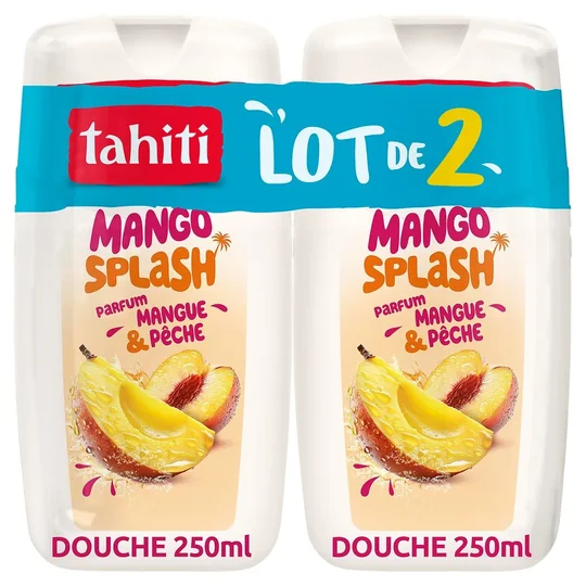 Gel douche mangue et pêche
