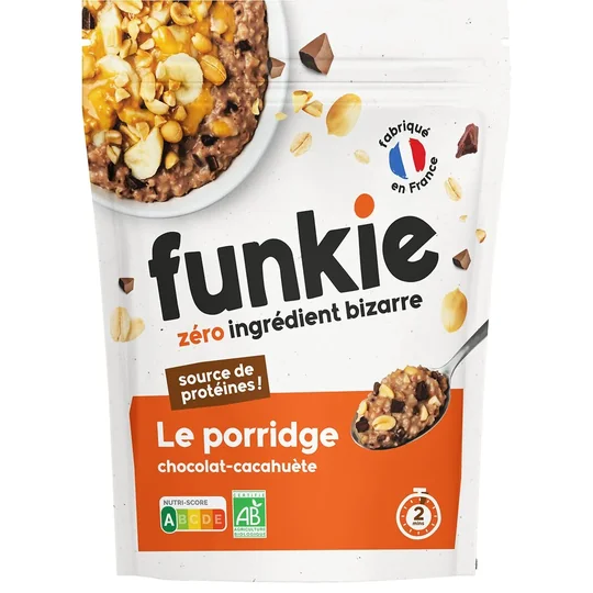 Le porridge chocolat cachuète