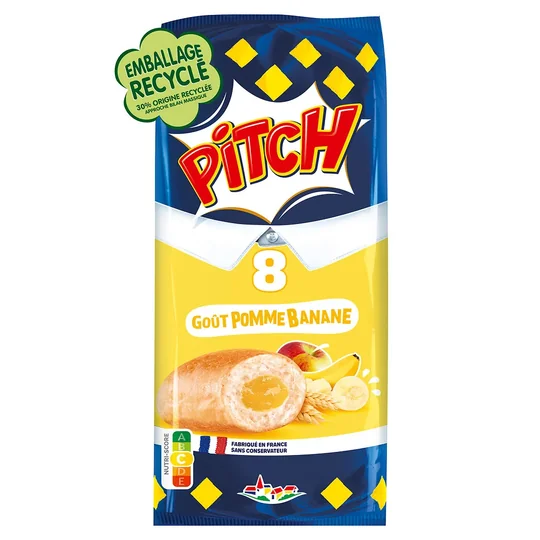 Brioches fourrées pomme banane