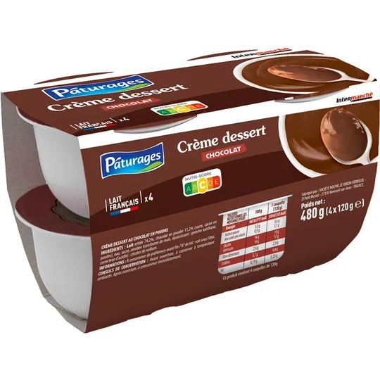 Crème dessert au chocolat
