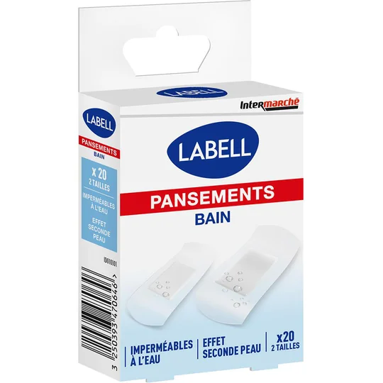 Pansements bain imperméables à l'eau effet seconde peau