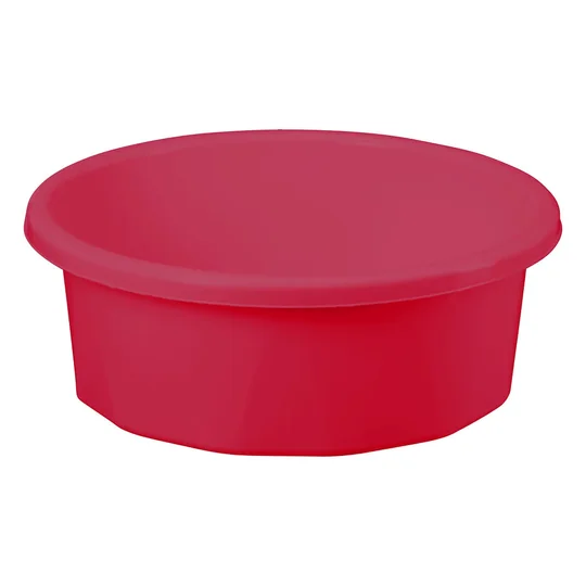 Bassine ronde rouge 8l
