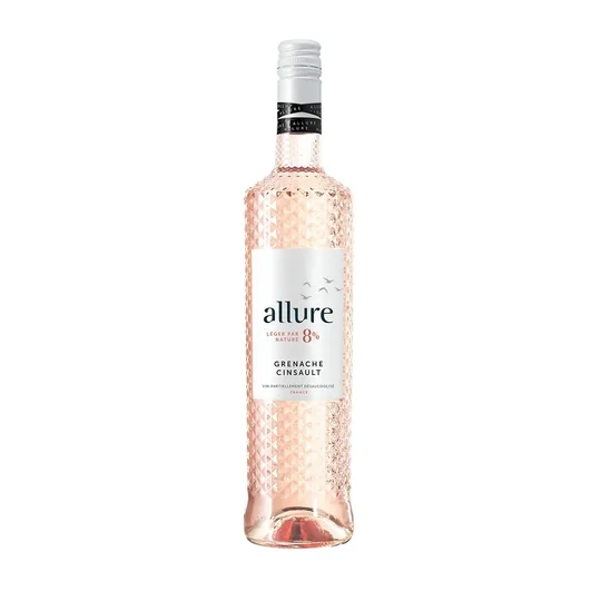 Vin partiellement désalcoolisé, Grenache Cinsault, rosé