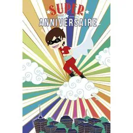 Carte anniversaire enfant (l'unité)