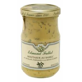 Moutarde au basilic & au vin blanc (210g)