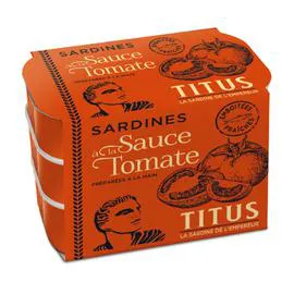 Sardines à la sauce tomate (3x125g)