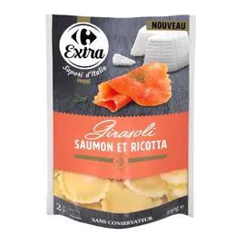 Pâtes fraîches saumon et ricotta (250g)