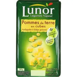 LUNOR Pommes de terre en cubes 500g
