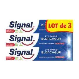 Dentifrice Système Blancheur (3x75ml)