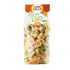 SACLÀ Conchiglie tricolore bio 500g