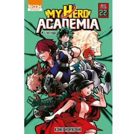 Manga My Hero Academia Tome 22 - L'héritage (l'unité)