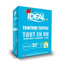 L'EXPERT COULEUR IDEAL Teinture Textile Turquoise Longue Durée IDEAL 230g