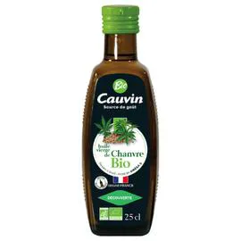 Huile de chanvre vierge Bio (25cl)