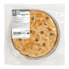 Foccacia barese aux olives (300g)