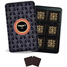 MAXIM'S DE PARIS Plumier Noir 12 Carrés Chocolat Noir 60g