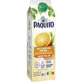 100% pur jus orange sans pulpe (2l)