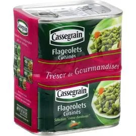 CASSEGRAIN Légumes cuisinés flageolets 2x265g