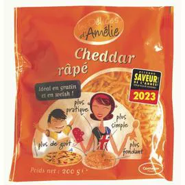 Fromage Râpé Cheddar (200g)