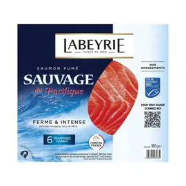 Saumon fumé sauvage du Pacifique (180g)