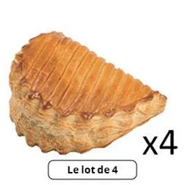 Chaussons aux pommes pur beurre (x4)