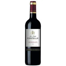 LA PETITE CHAPELLE Vin Rouge Bordeaux AOP Bordeaux De Bordeaux 75cl
