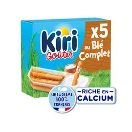 KIRI Goûter Fromage fondue à la crème et gressins blé complet 175g