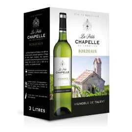  AOC Bordeaux Blanc La petite chapelle de Bordeaux 3l