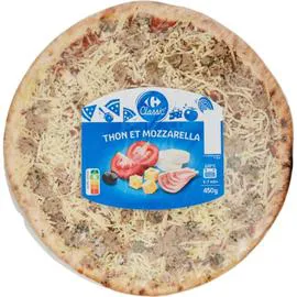 CARREFOUR CLASSIC' Pizza thon et mozzarella 450g