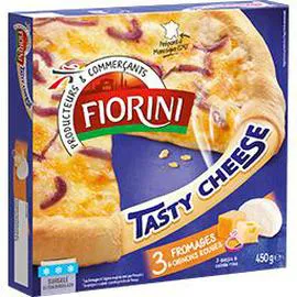 Pizza Tasty Cheese 3 fromages & oignons rouges (450g)