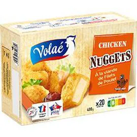 VOLAÉ Nuggets à la viande de filets de poulet 400g