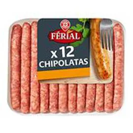 MARQUE REPÈRE, FÉRIAL Chipolatas Origine France - x12 660g