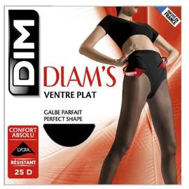 Collants Diam's Ventre plat Noir - Taille 4 (l'unité)