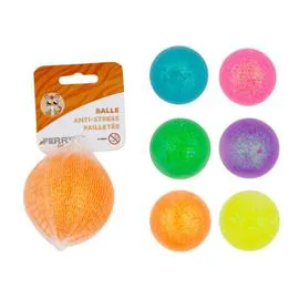 Balle anti-stress pailletée Ø 7 cm (l'unité)