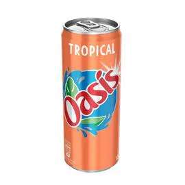 Boisson aux fruits goût tropical boîte slim (33cl)