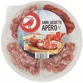 Plateau apéro assortiment de charcuterie 4 variétés (200g)